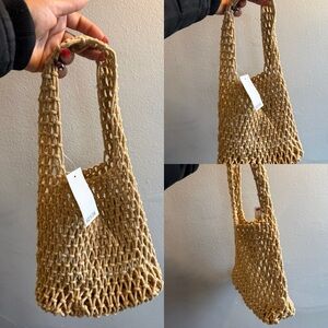 Stylish Handwoven Tote Bag in Tan